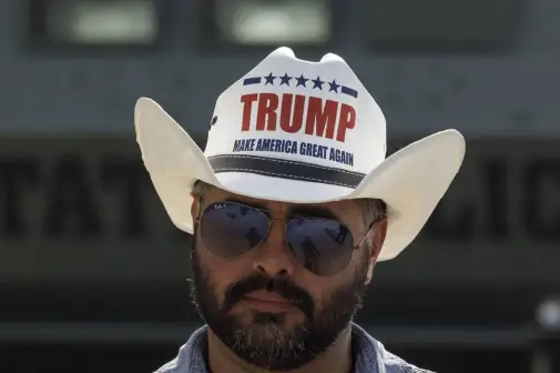 Trump cowboy hat