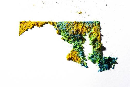 Maryland map